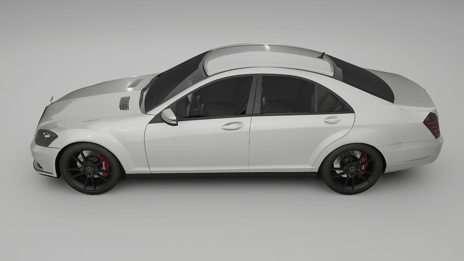 Mercedes S-class W221 facelift LCI TPU Paint Protection Film | PEARL Color Change PPF Full Pre-Cut Kit