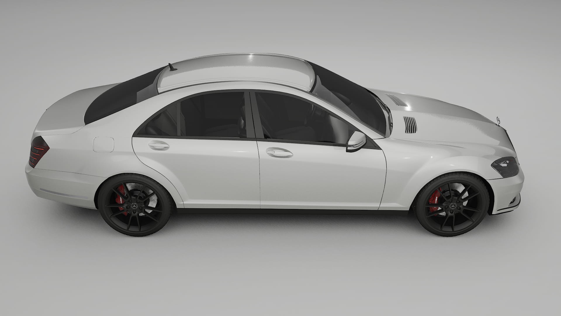 Mercedes S-class W221 facelift LCI TPU Paint Protection Film | PEARL Color Change PPF Full Pre-Cut Kit