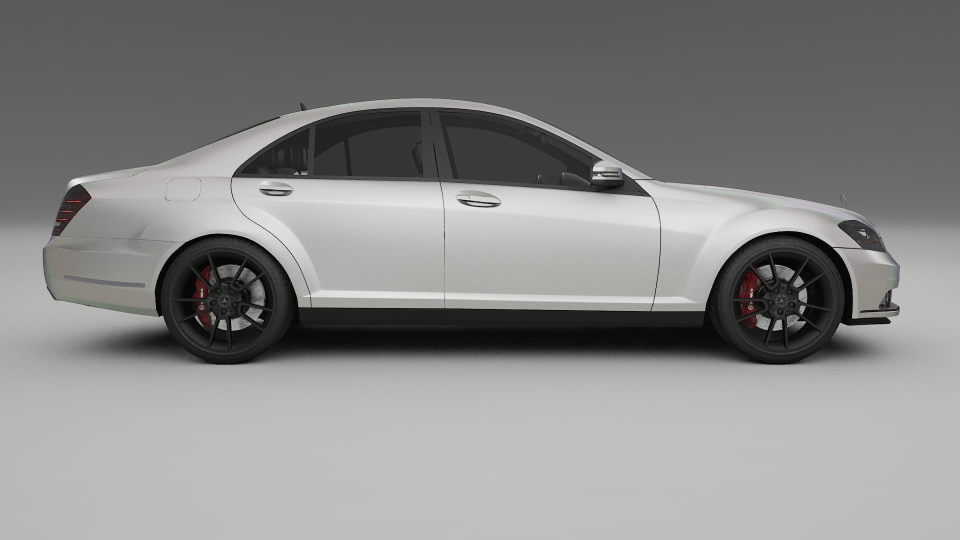 Mercedes S-class W221 facelift LCI TPU Paint Protection Film | NEBULA Color Change PPF Full Pre-Cut Kit