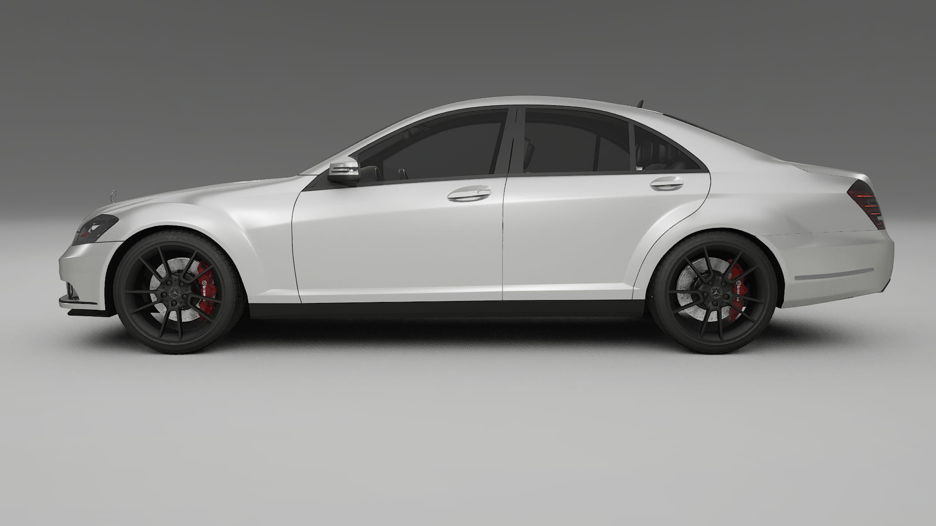 Mercedes S-class W221 facelift LCI TPU Paint Protection Film | OPAL Color Change PPF Full Pre-Cut Kit