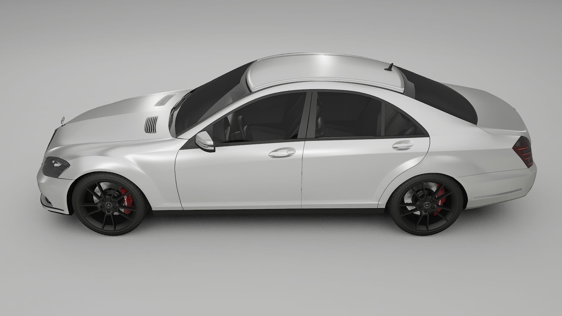 Mercedes S-class W221 facelift LCI TPU Paint Protection Film | OPAL Color Change PPF Full Pre-Cut Kit