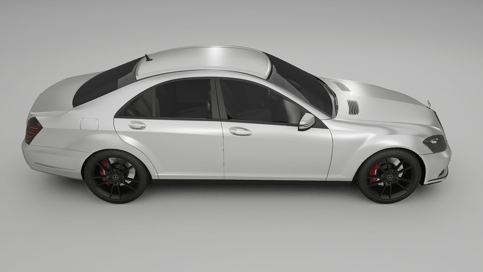 Mercedes S-class W221 facelift LCI TPU Paint Protection Film | OPAL Color Change PPF Full Pre-Cut Kit