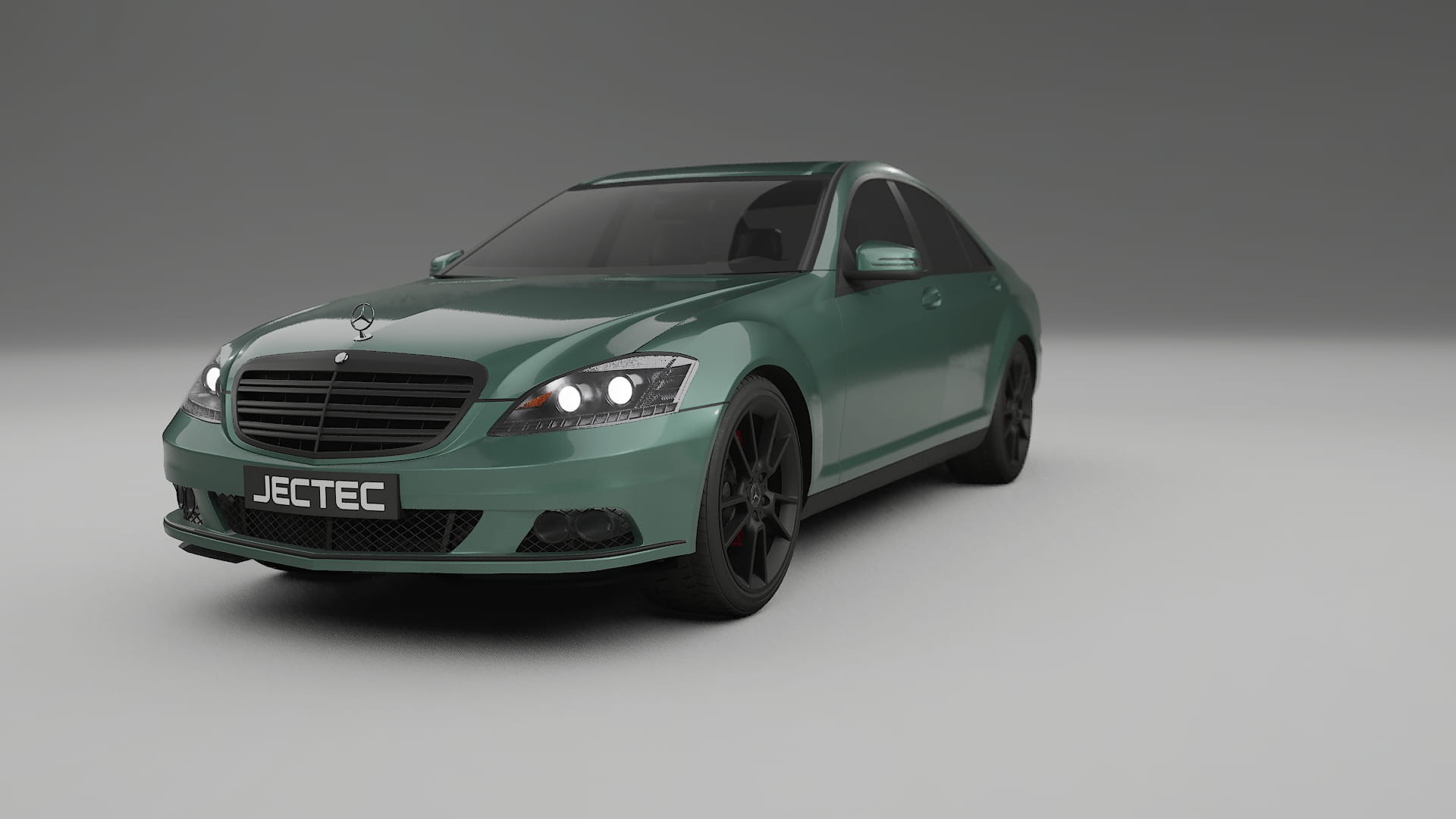 Mercedes S-class W221 facelift LCI TPU Paint Protection Film | EVERGREEN Color Change PPF Full Pre-Cut Kit