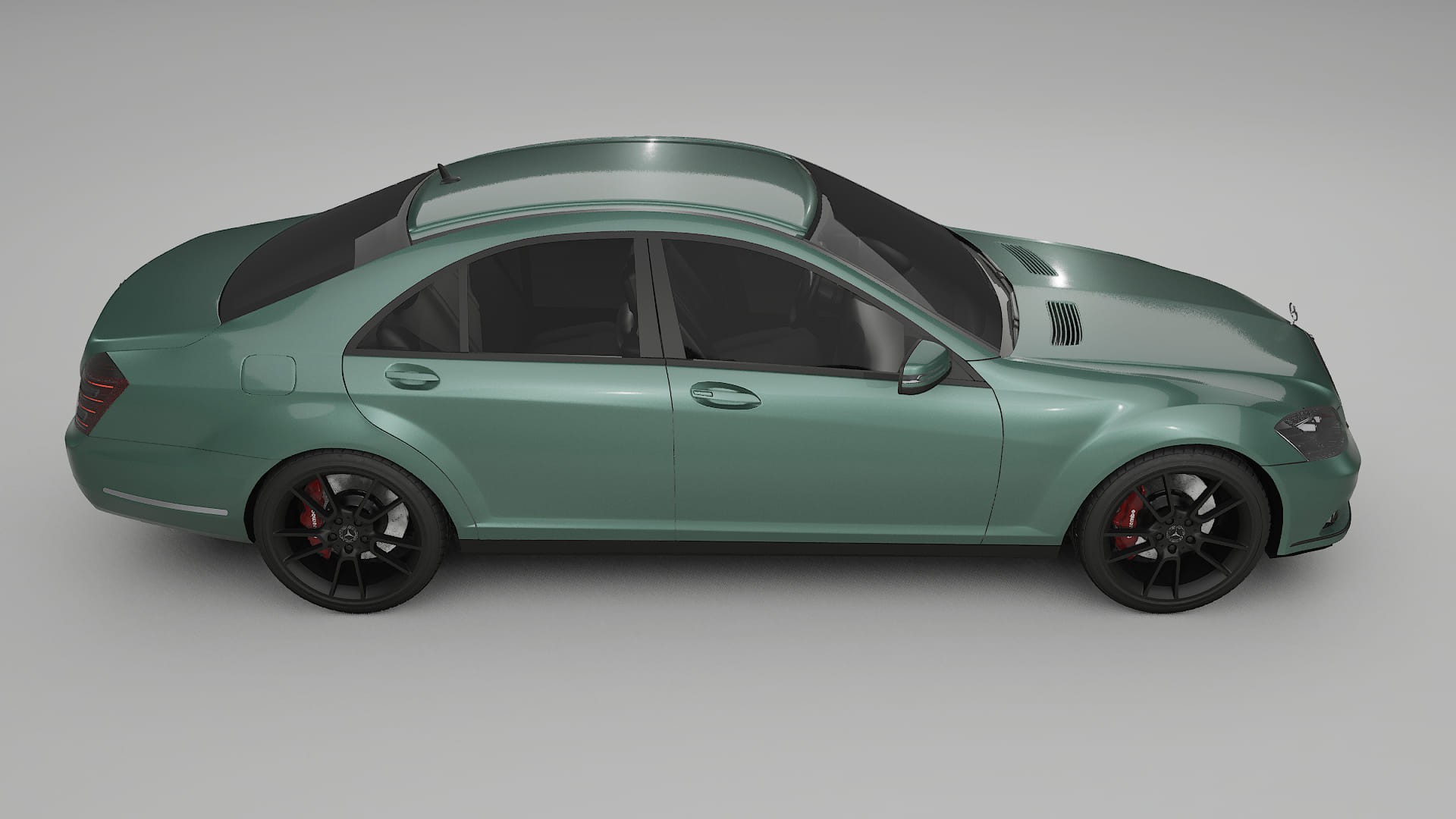 Mercedes S-class W221 facelift LCI TPU Paint Protection Film | EVERGREEN Color Change PPF Full Pre-Cut Kit