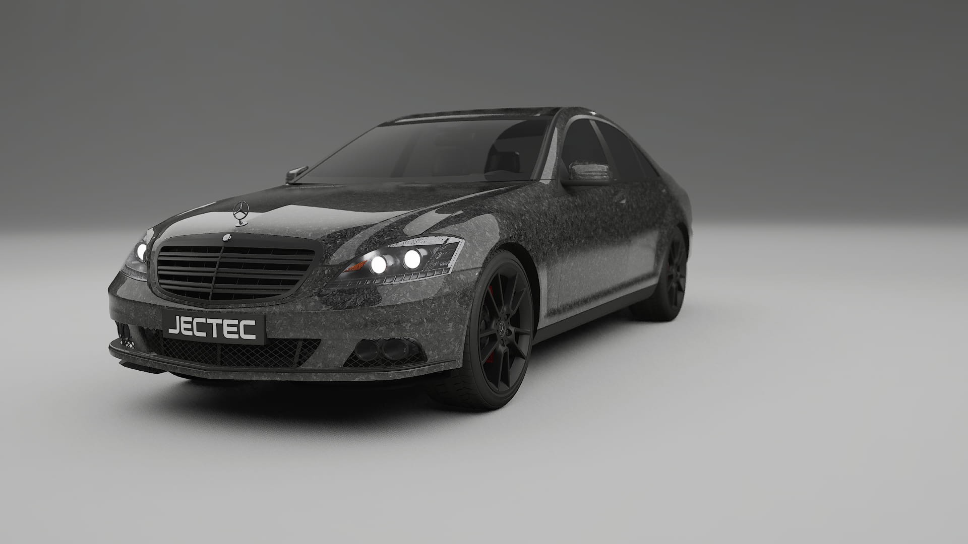 Mercedes S-class W221 facelift LCI TPU Paint Protection Film | FORGED S Color Change PPF Full Pre-Cut Kit 2