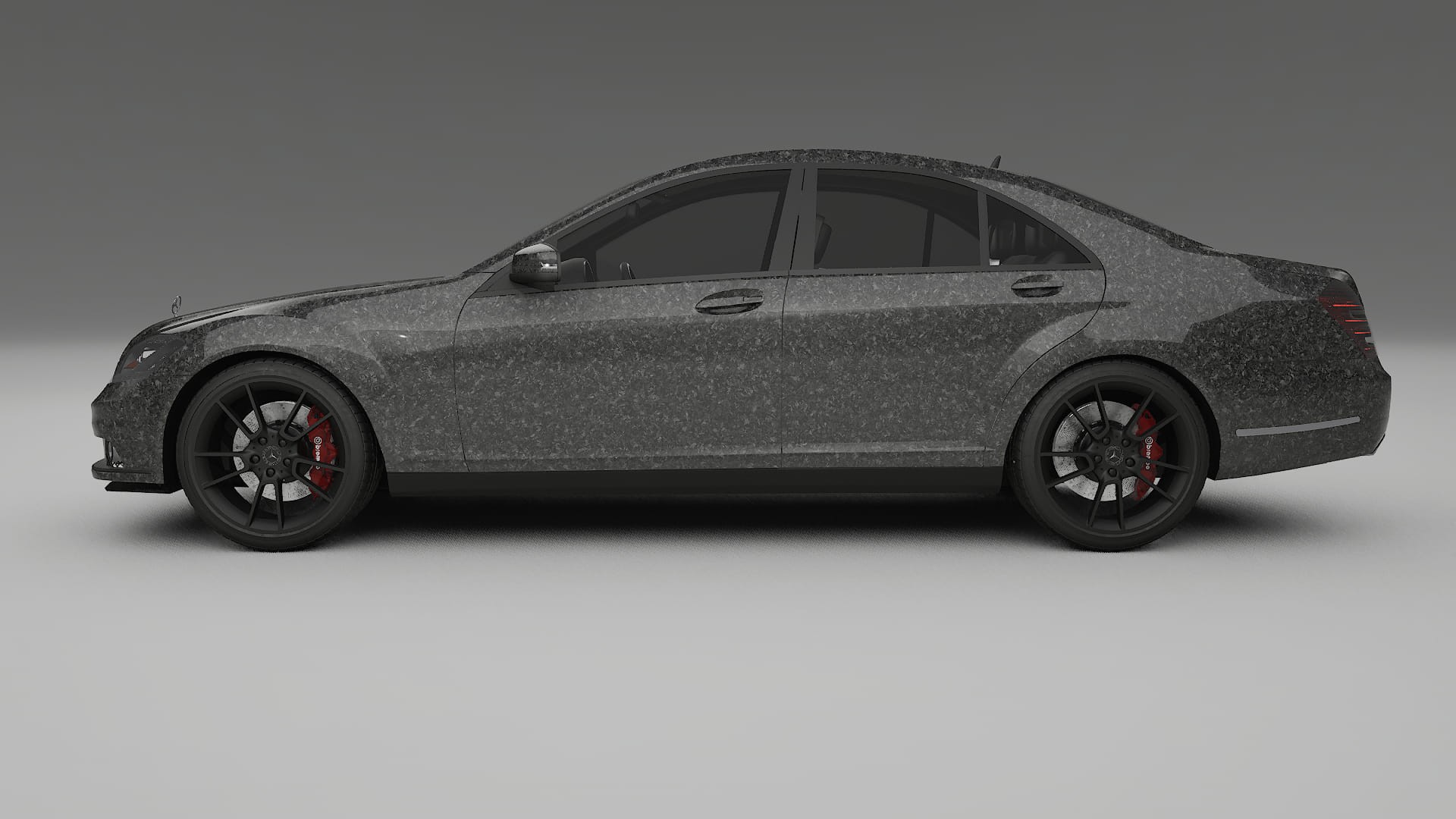 Mercedes S-class W221 facelift LCI TPU Paint Protection Film | FORGED S Color Change PPF Full Pre-Cut Kit