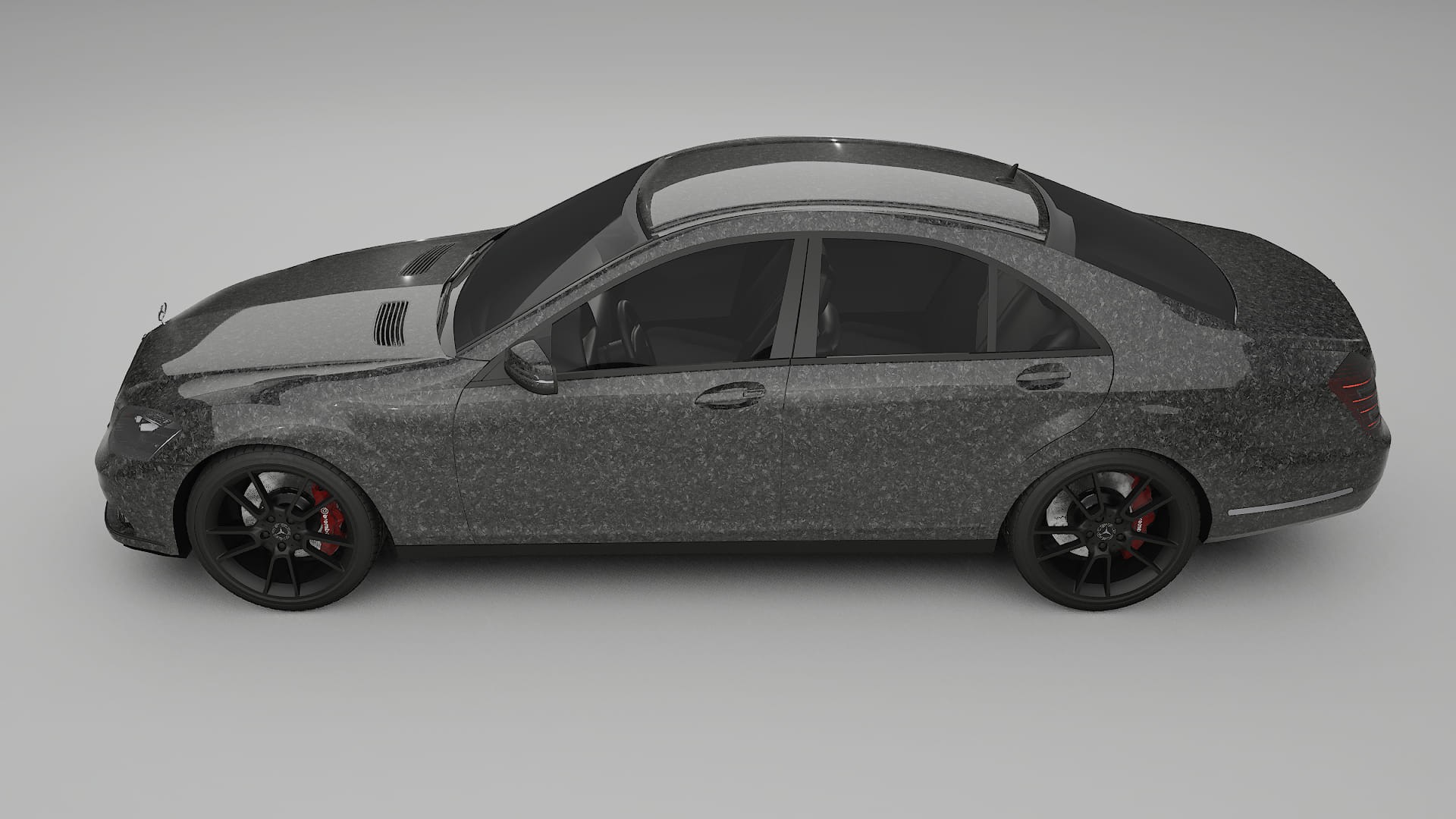 Mercedes S-class W221 facelift LCI TPU Paint Protection Film | FORGED S Color Change PPF Full Pre-Cut Kit