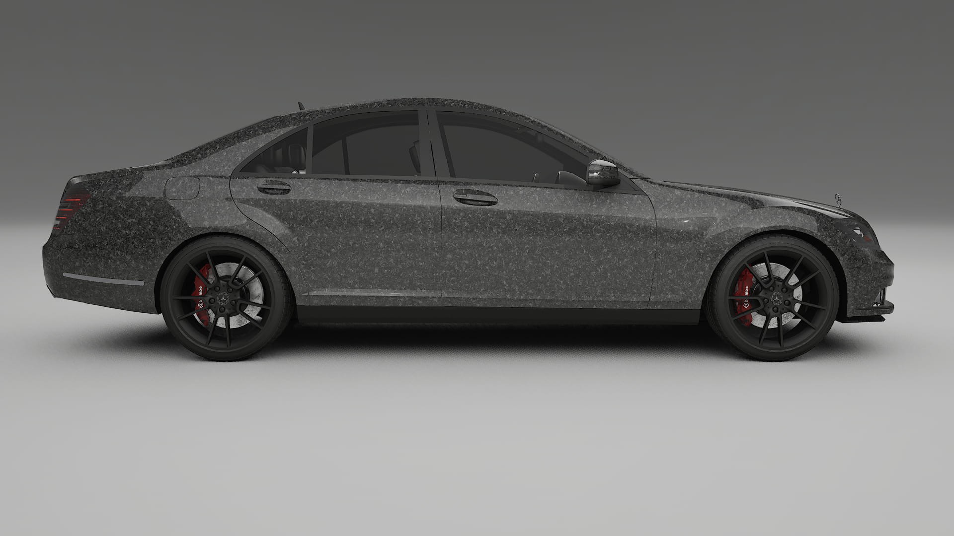 Mercedes S-class W221 facelift LCI TPU Paint Protection Film | FORGED S Color Change PPF Full Pre-Cut Kit