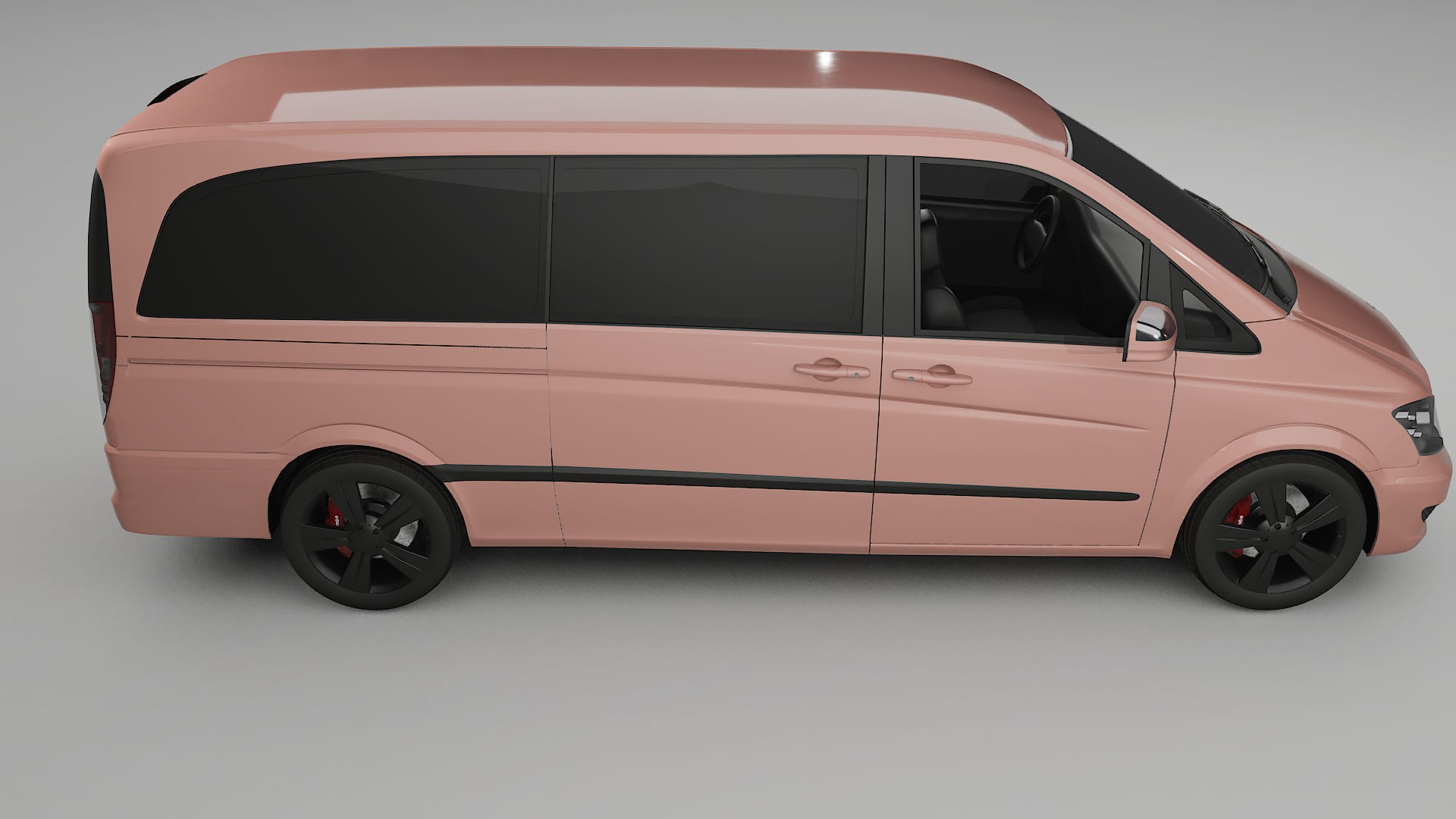 Mercedes Viano Extralong W439 Facelift LCI TPU Paint Protection Film | BLUSH Color Change PPF Full Pre-Cut Kit