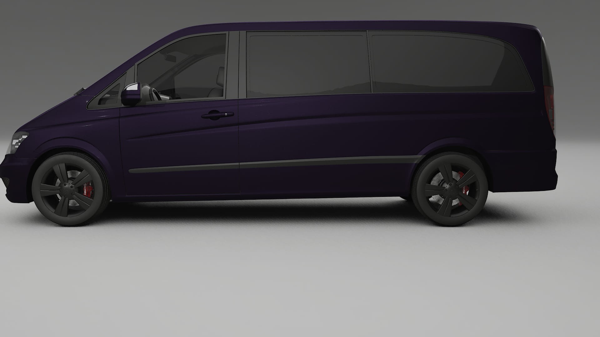 Mercedes Viano Extralong W439 Facelift LCI TPU Paint Protection Film | VIOLET Color Change PPF Full Pre-Cut Kit 2