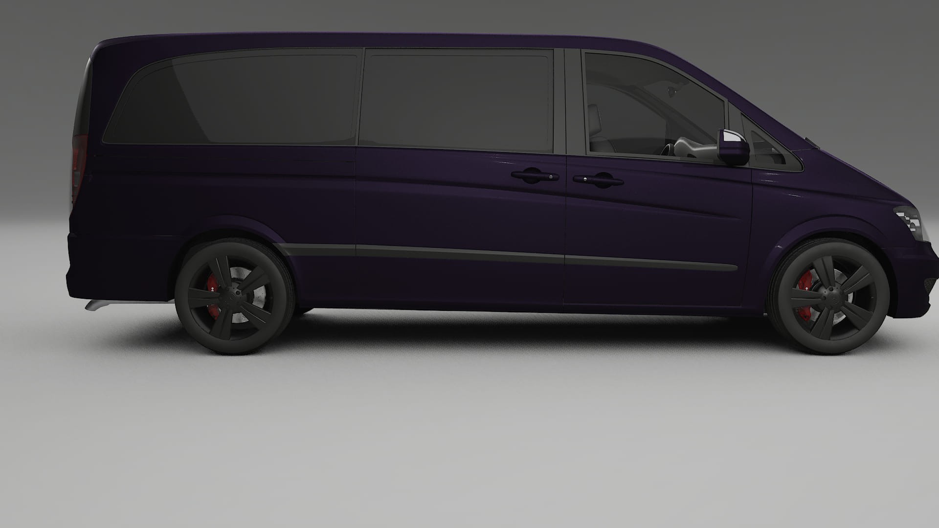 Mercedes Viano Extralong W439 Facelift LCI TPU Paint Protection Film | VIOLET Color Change PPF Full Pre-Cut Kit