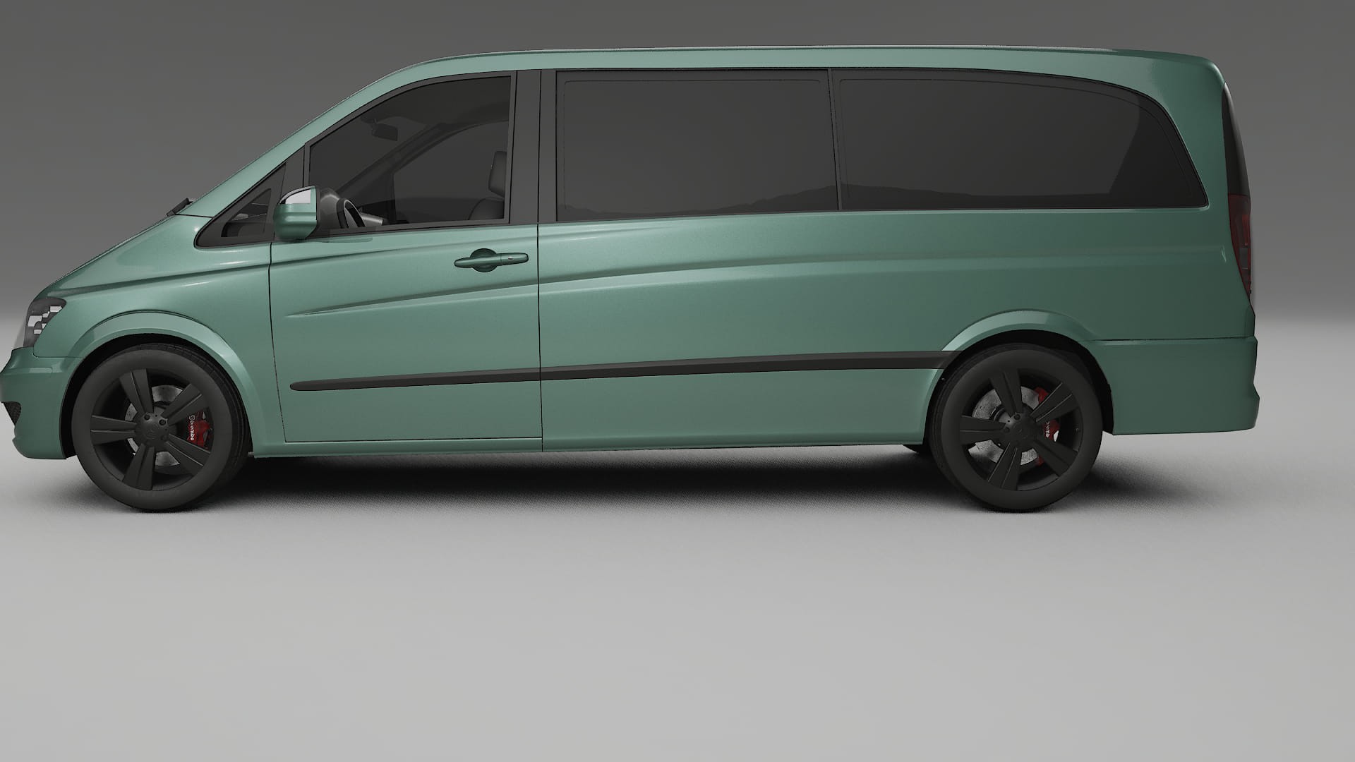 Mercedes Viano Extralong W439 Facelift LCI TPU Paint Protection Film | EVERGREEN Color Change PPF Full Pre-Cut Kit 2