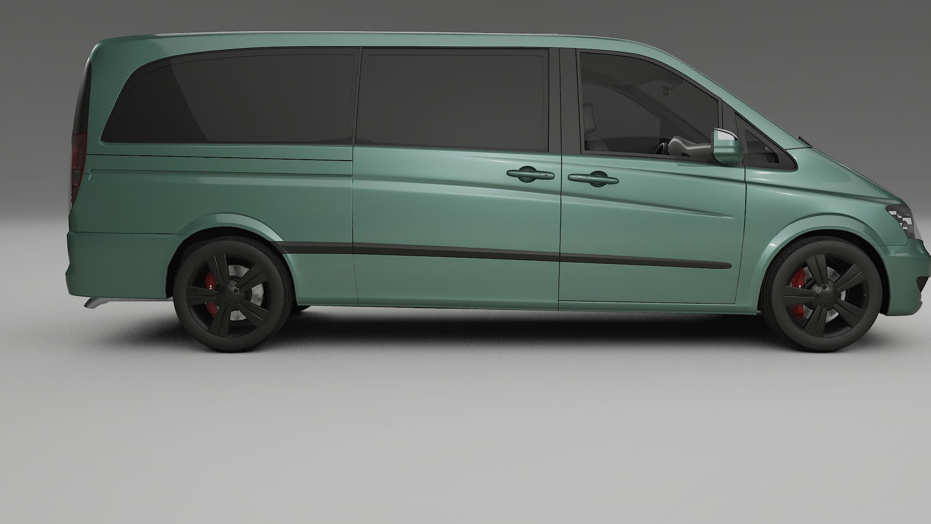 Mercedes Viano Extralong W439 Facelift LCI TPU Paint Protection Film | EVERGREEN Color Change PPF Full Pre-Cut Kit