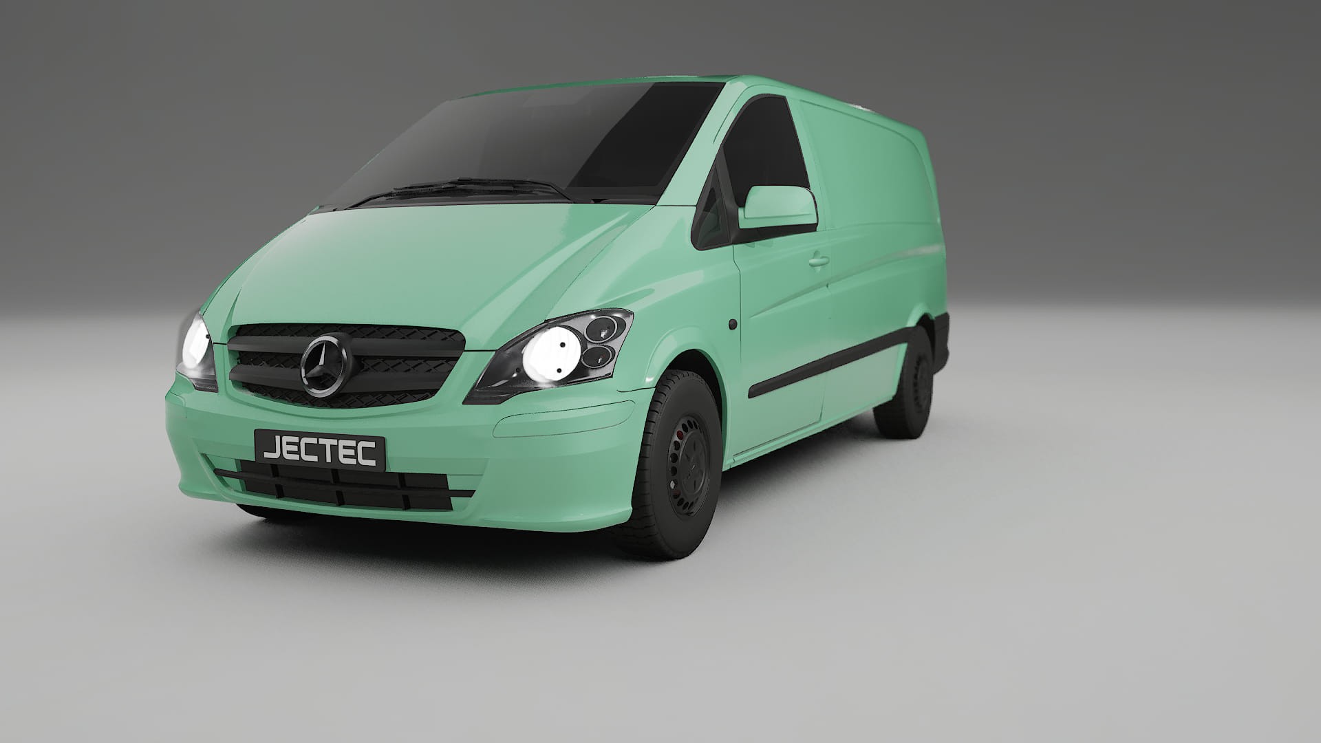 Mercedes Vito Short W639 facelift LCI TPU Paint Protection Film | DUSTY Color Change PPF Full Pre-Cut Kit