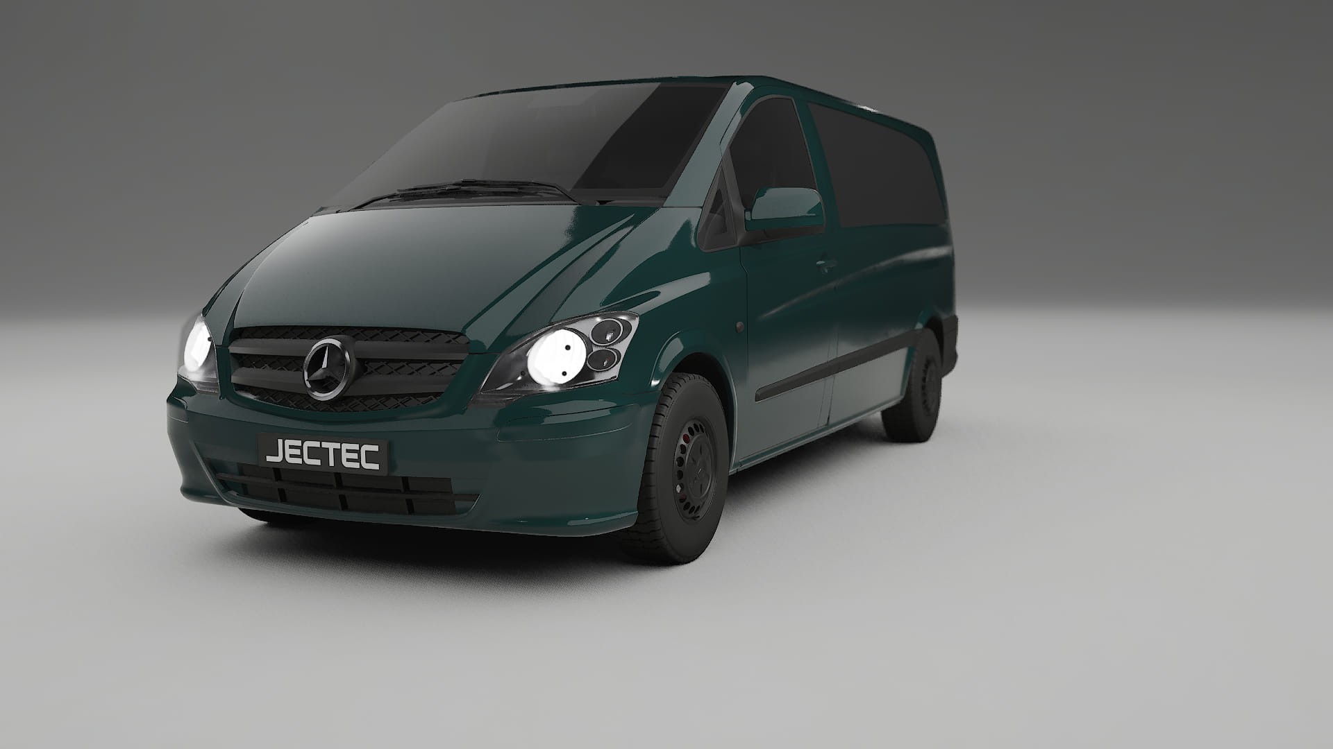 Mercedes Vito Short W639 facelift LCI TPU Paint Protection Film | INFERNO Color Change PPF Full Pre-Cut Kit