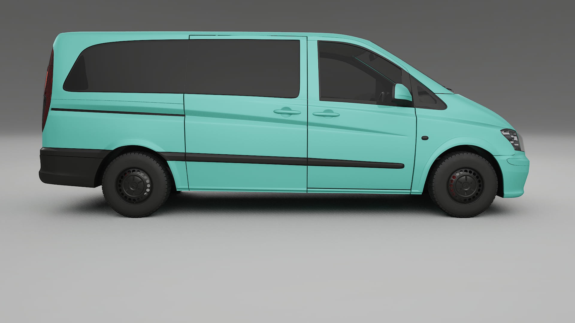 Mercedes Vito Short W639 facelift LCI TPU Paint Protection Film | FROST Color Change PPF Full Pre-Cut Kit