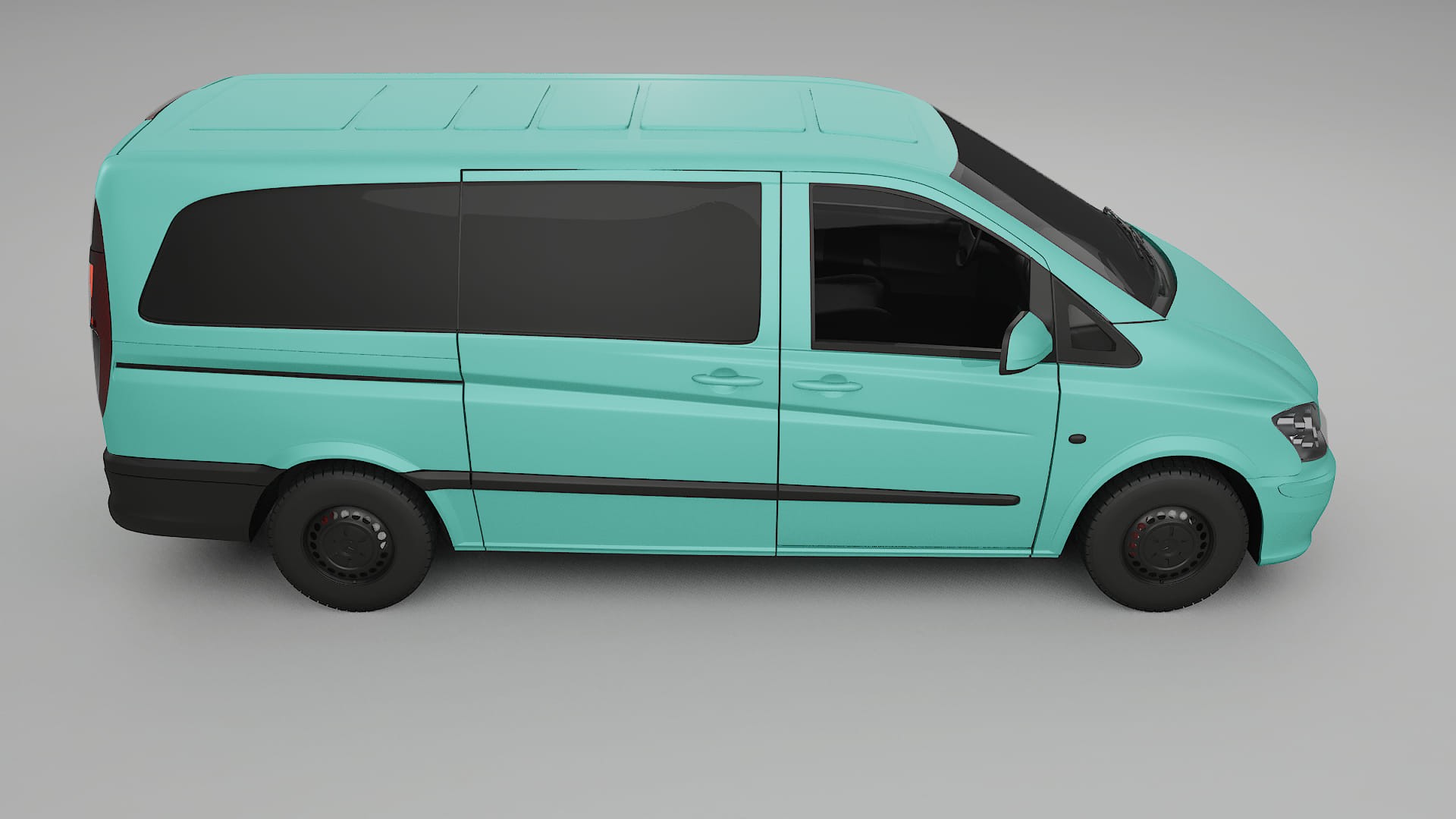 Mercedes Vito Short W639 facelift LCI TPU Paint Protection Film | FROST Color Change PPF Full Pre-Cut Kit