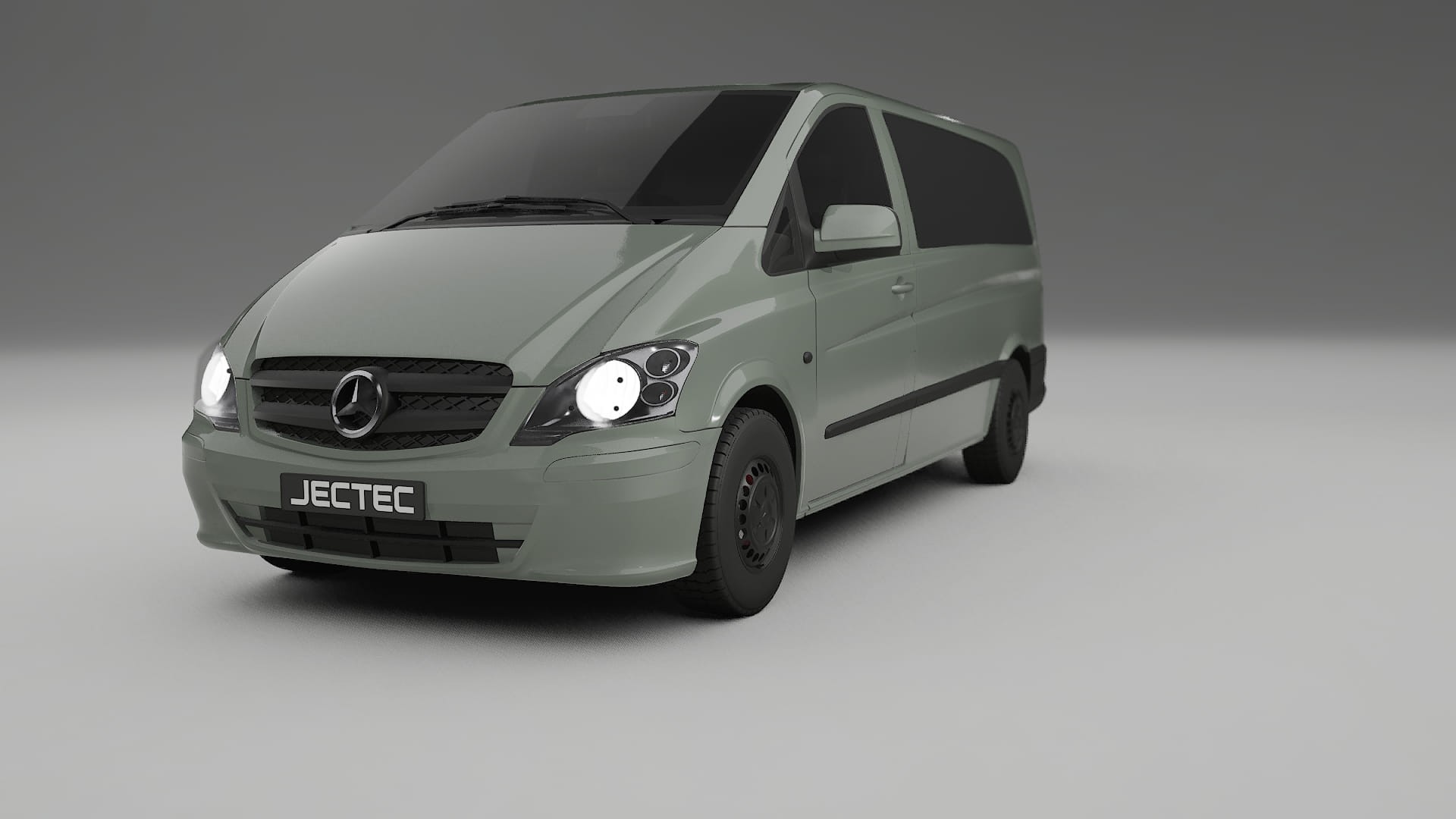 Mercedes Vito Short W639 facelift LCI TPU Paint Protection Film | SLATE Color Change PPF Full Pre-Cut Kit