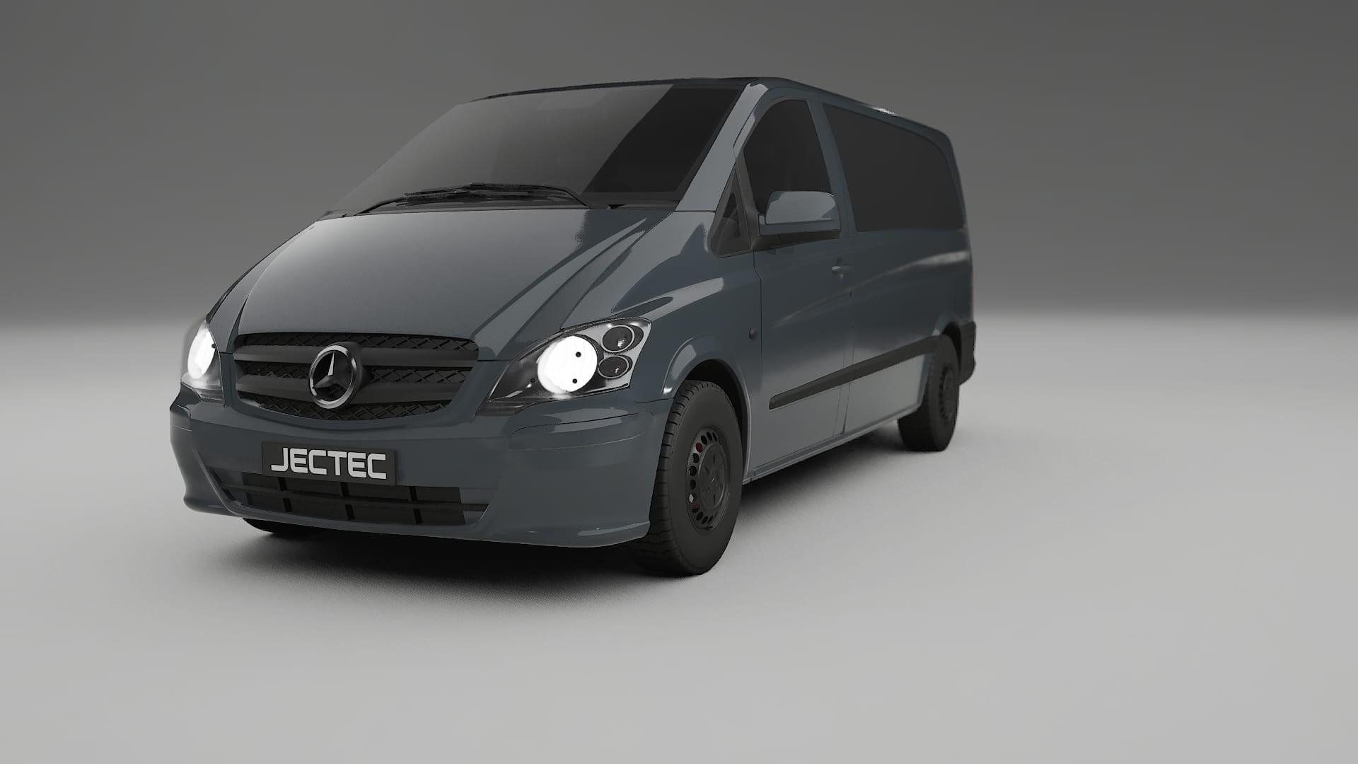 Mercedes Vito Short W639 facelift LCI TPU Paint Protection Film | GRANITE Color Change PPF Full Pre-Cut Kit