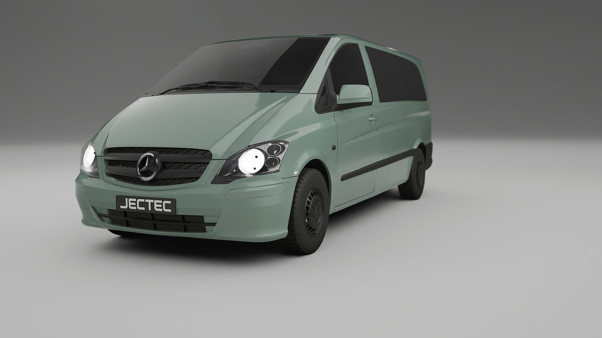 Mercedes Vito Short W639 facelift LCI TPU Paint Protection Film | CINDER Color Change PPF Full Pre-Cut Kit