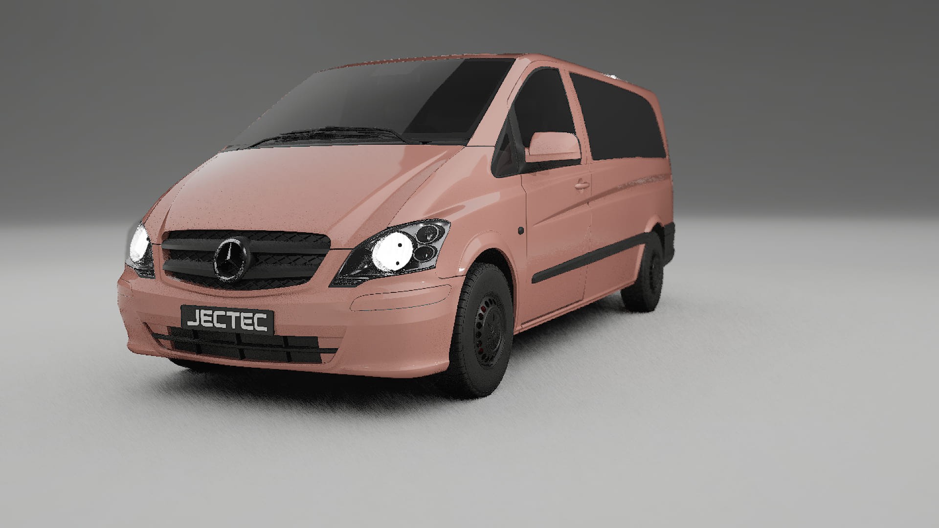 Mercedes Vito Short W639 facelift LCI TPU Paint Protection Film | BLUSH Color Change PPF Full Pre-Cut Kit