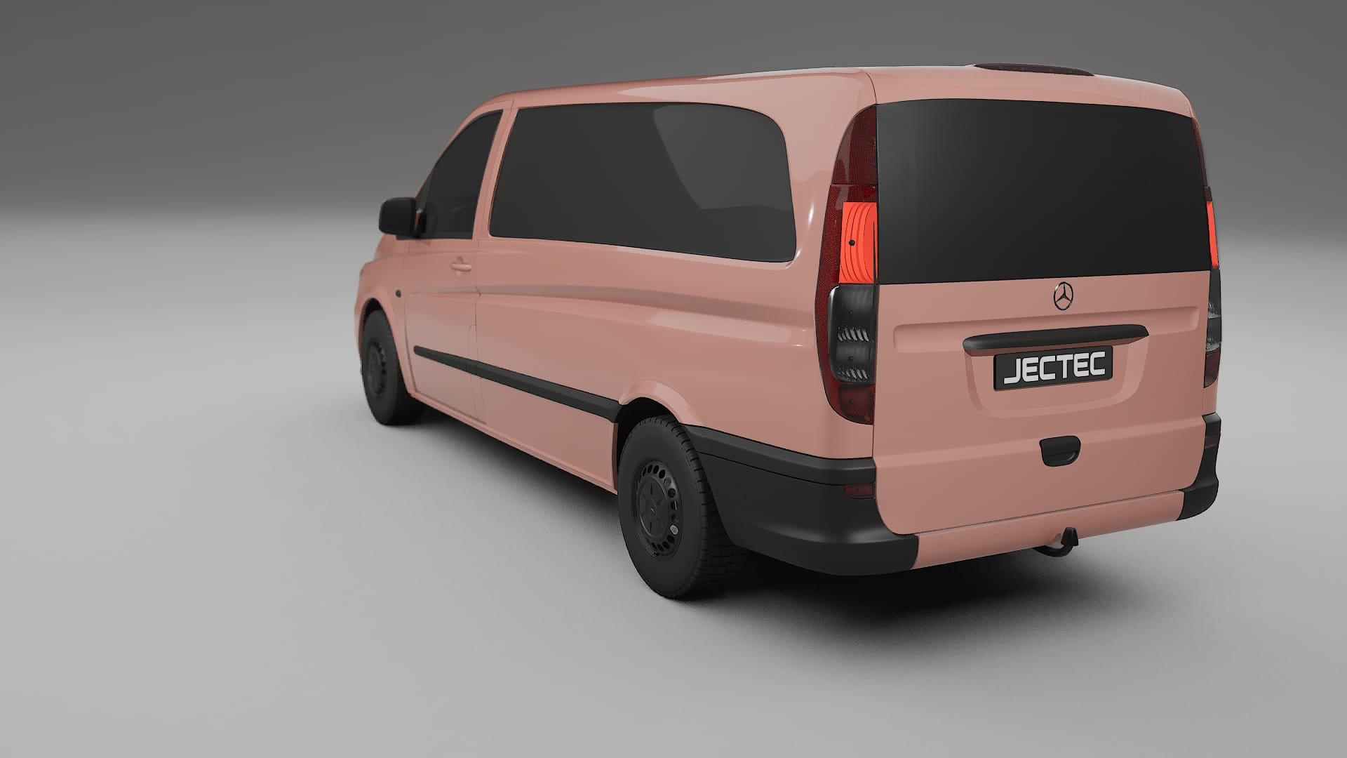 Mercedes Vito Short W639 facelift LCI TPU Paint Protection Film | BLUSH Color Change PPF Full Pre-Cut Kit
