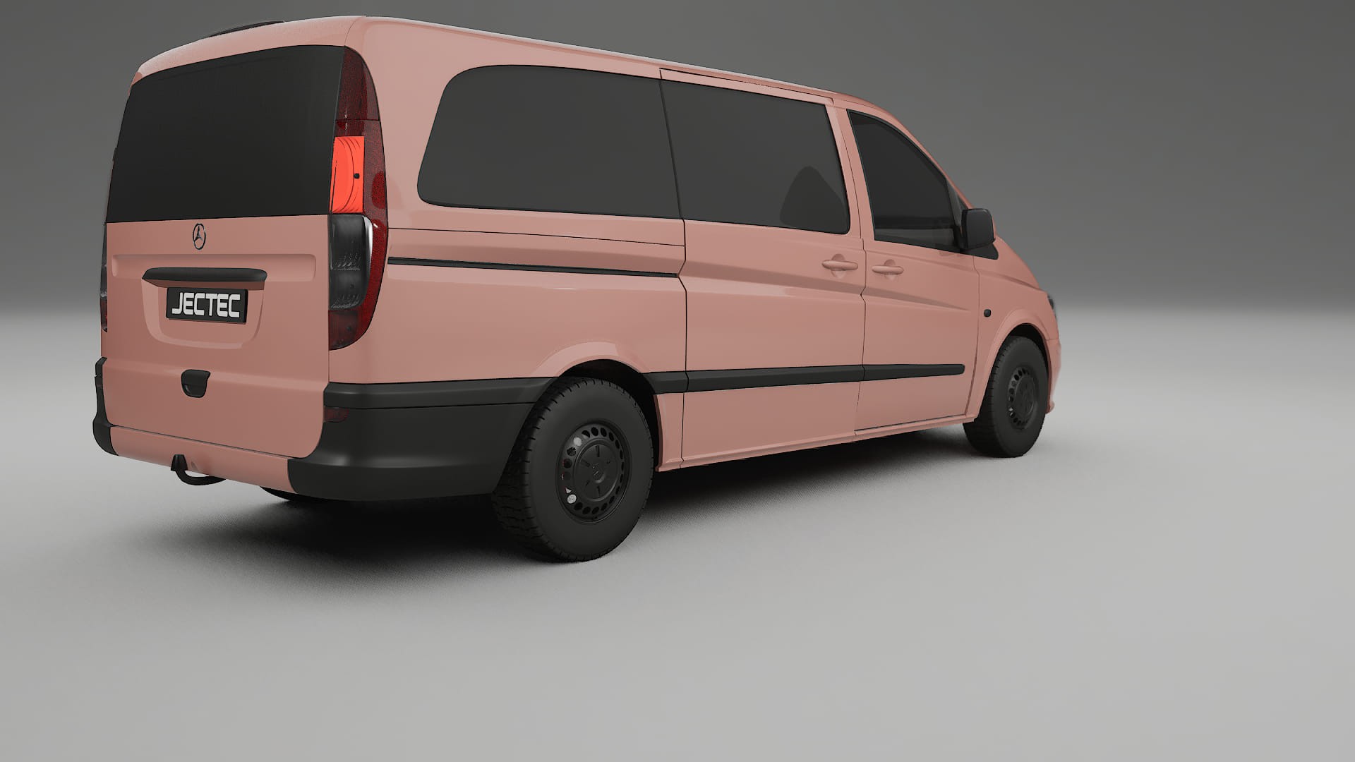 Mercedes Vito Short W639 facelift LCI TPU Paint Protection Film | BLUSH Color Change PPF Full Pre-Cut Kit