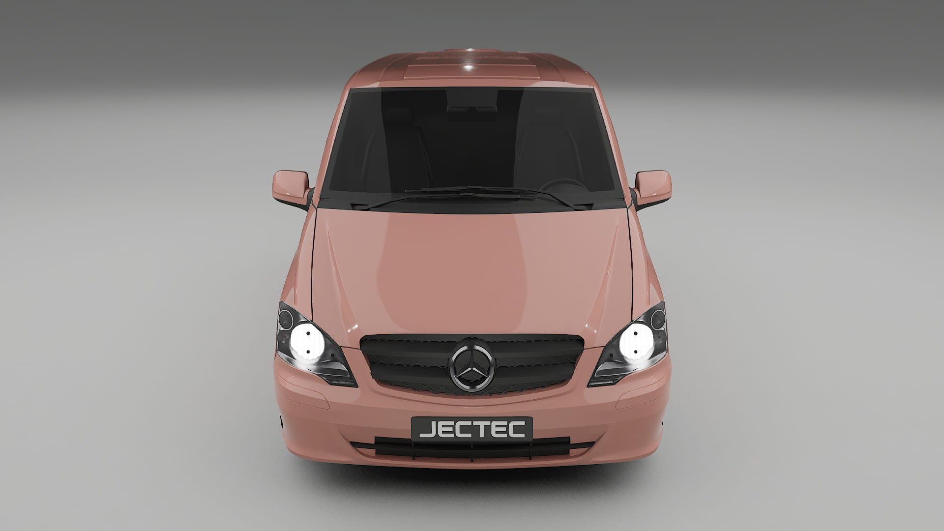 Mercedes Vito Short W639 facelift LCI TPU Paint Protection Film | BLUSH Color Change PPF Full Pre-Cut Kit