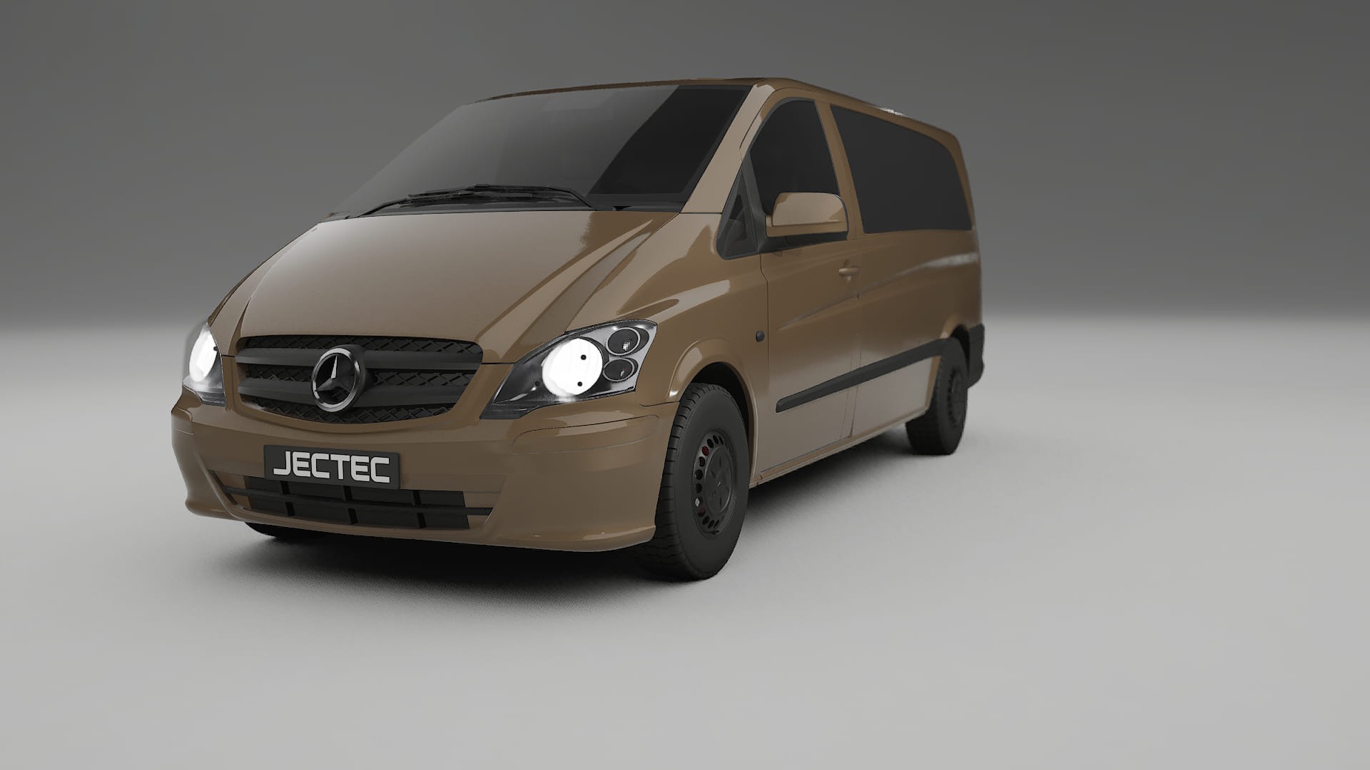 Mercedes Vito Short W639 facelift LCI TPU Paint Protection Film | SAHARA Color Change PPF Full Pre-Cut Kit