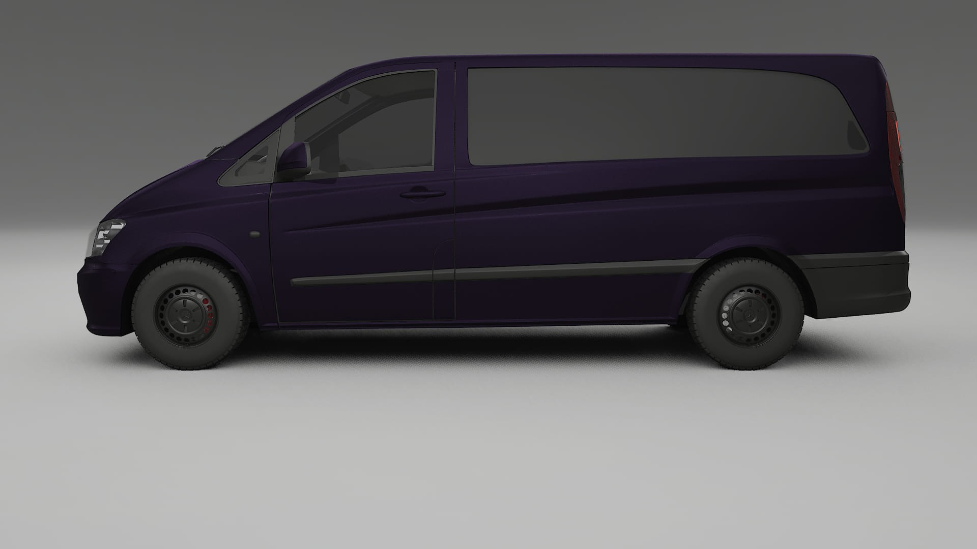 Mercedes Vito Short W639 facelift LCI TPU Paint Protection Film | VIOLET Color Change PPF Full Pre-Cut Kit
