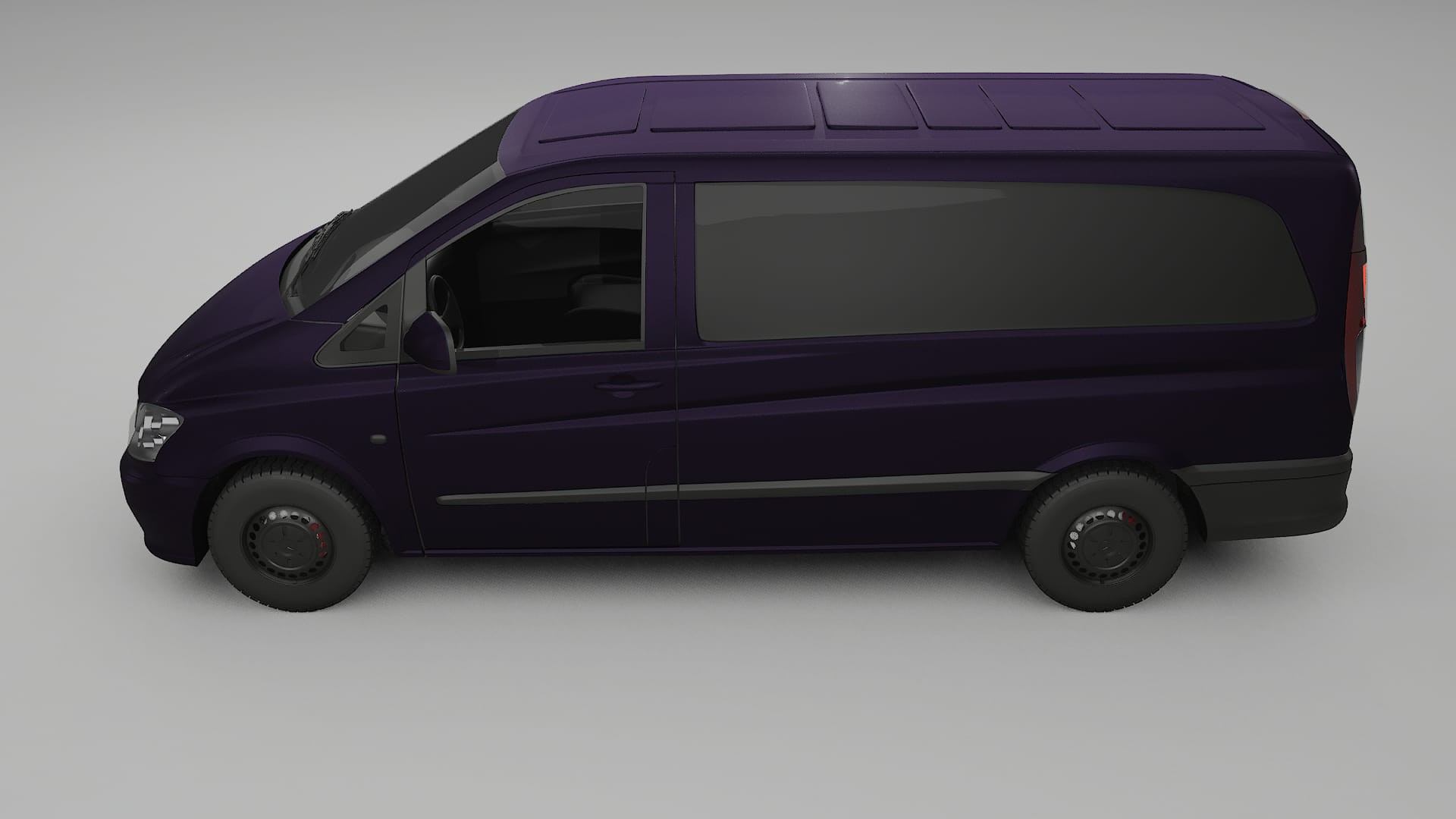 Mercedes Vito Short W639 facelift LCI TPU Paint Protection Film | VIOLET Color Change PPF Full Pre-Cut Kit