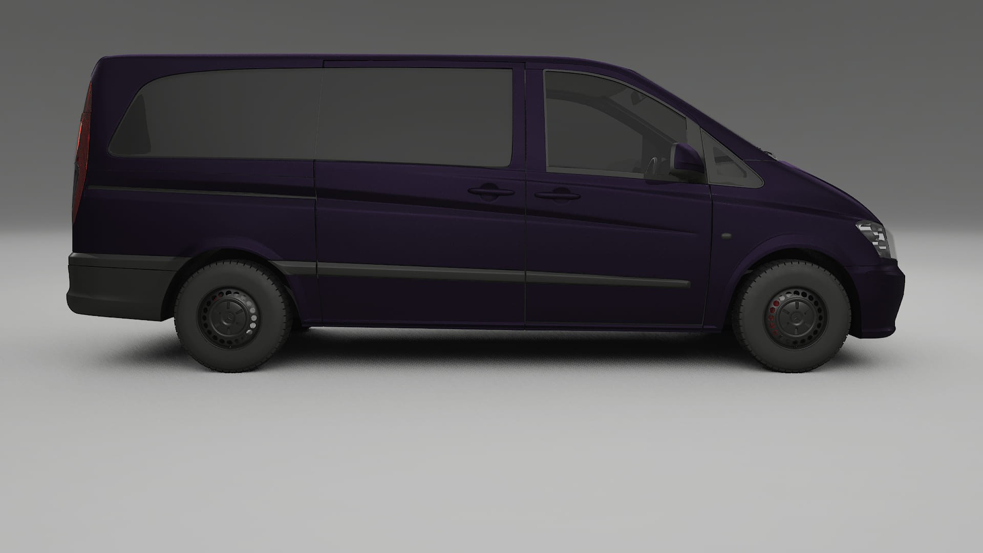 Mercedes Vito Short W639 facelift LCI TPU Paint Protection Film | VIOLET Color Change PPF Full Pre-Cut Kit