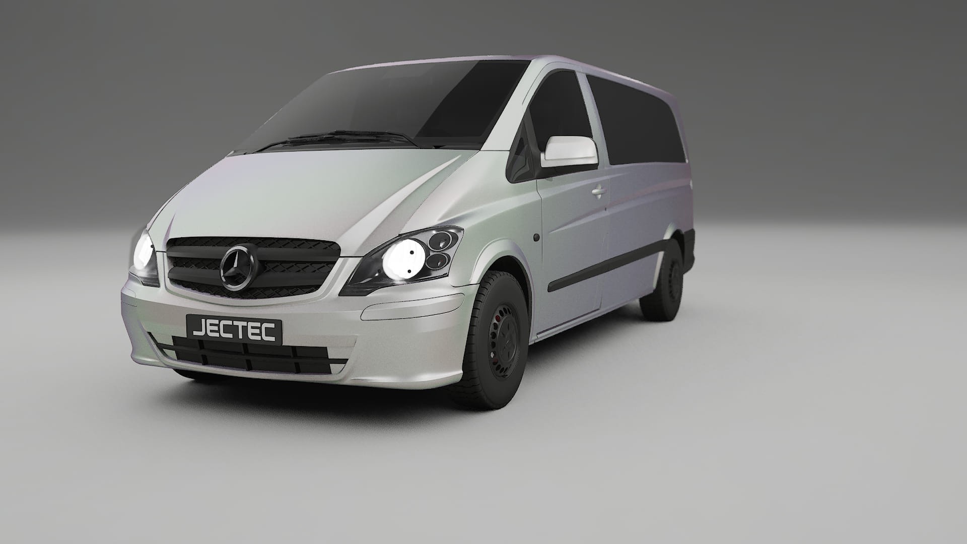 Mercedes Vito Short W639 facelift LCI TPU Paint Protection Film | NEBULA Color Change PPF Full Pre-Cut Kit