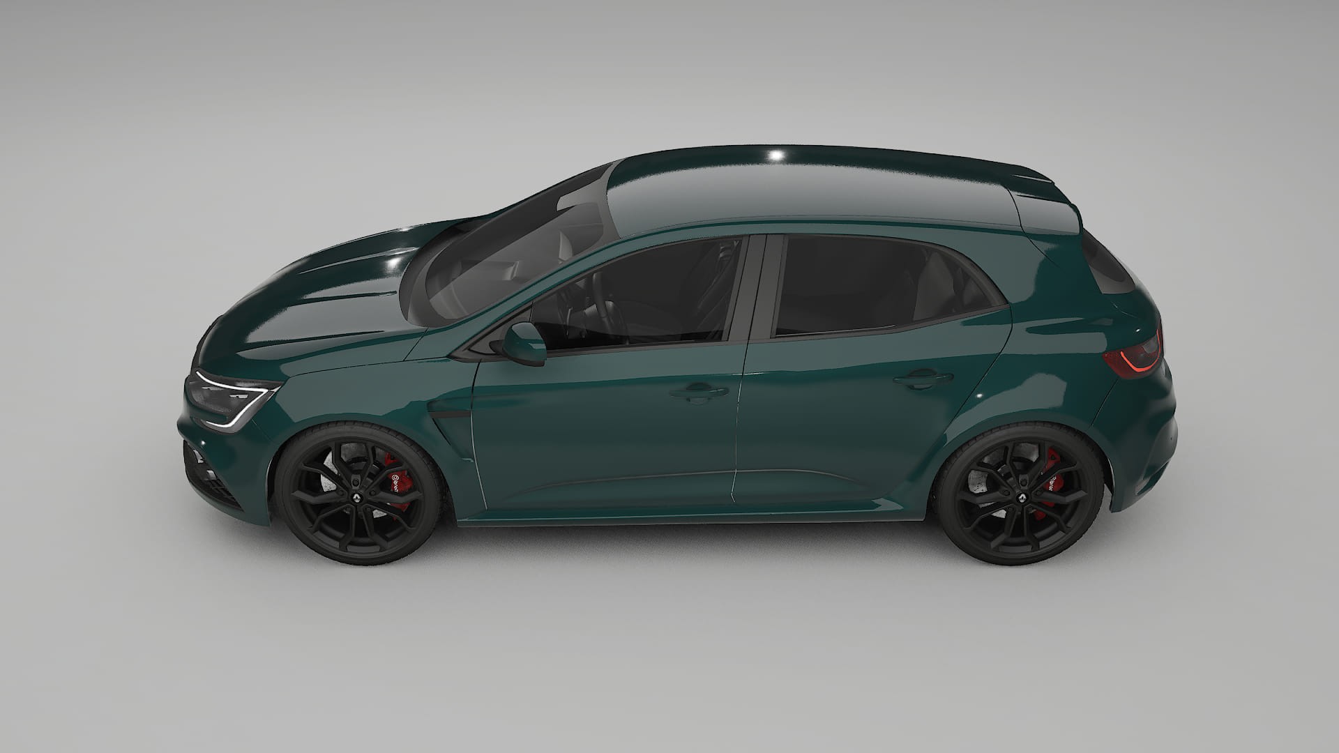 Renault Megane RS IV TPU Paint Protection Film | INFERNO Color Change PPF Full Pre-Cut Kit