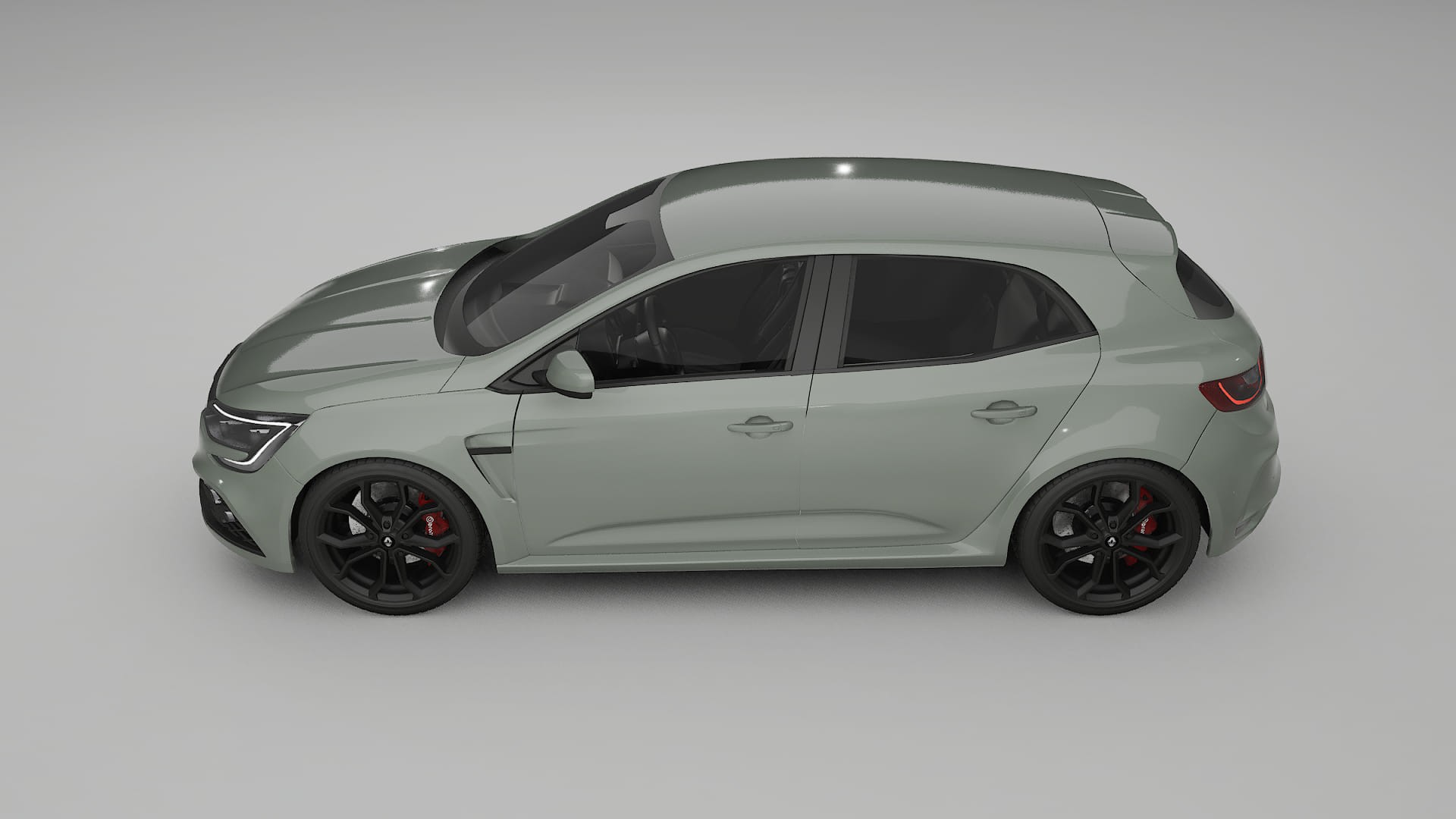 Renault Megane RS IV TPU Paint Protection Film | SLATE Color Change PPF Full Pre-Cut Kit