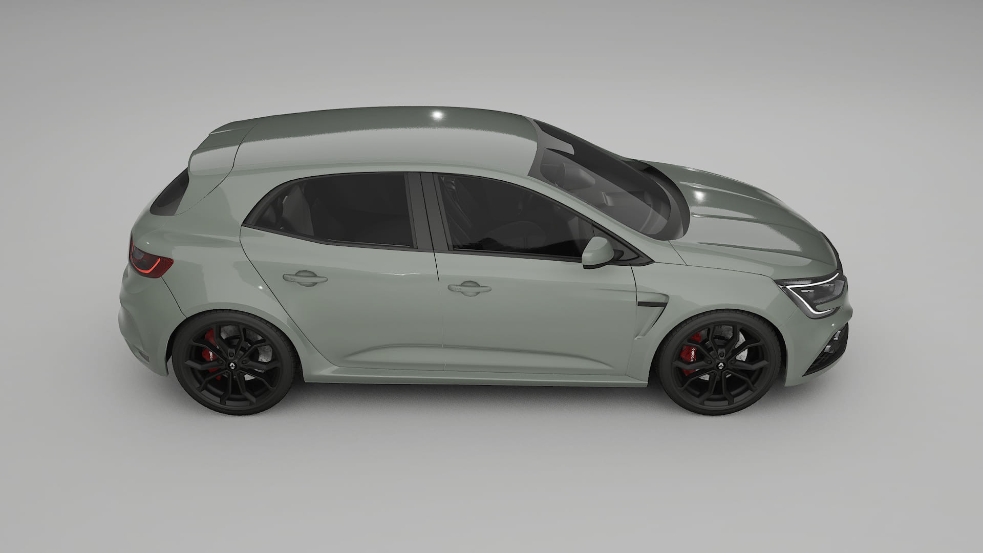 Renault Megane RS IV TPU Paint Protection Film | SLATE Color Change PPF Full Pre-Cut Kit