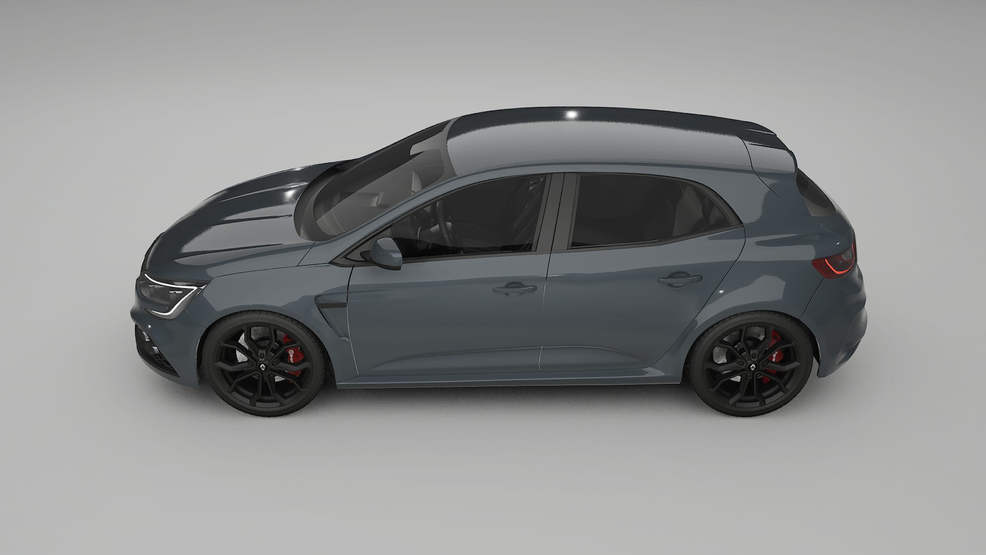 Renault Megane RS IV TPU Paint Protection Film | GRANITE Color Change PPF Full Pre-Cut Kit