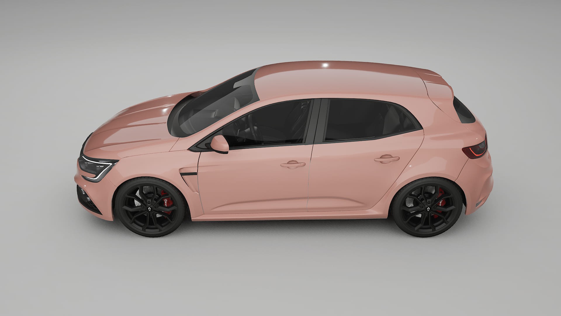 Renault Megane RS IV TPU Paint Protection Film | BLUSH Color Change PPF Full Pre-Cut Kit