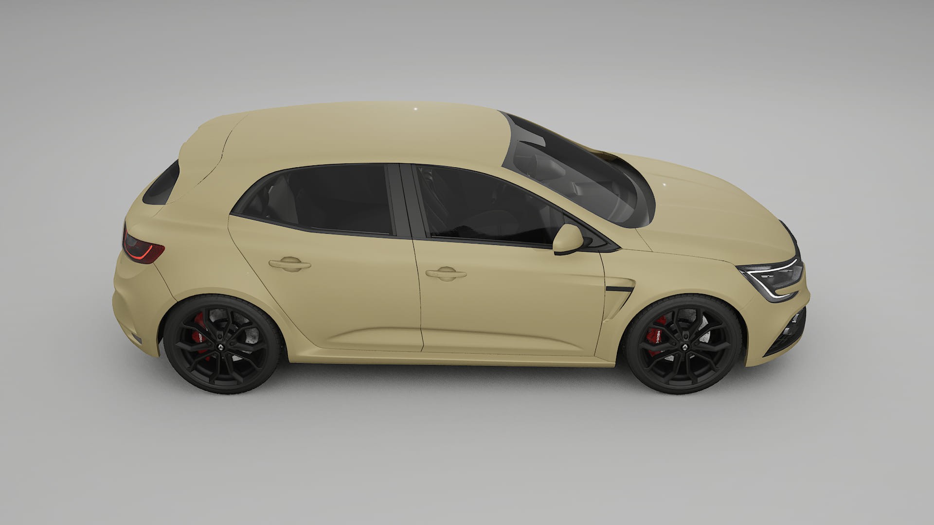 Renault Megane RS IV TPU Paint Protection Film | SAND Color Change PPF Full Pre-Cut Kit