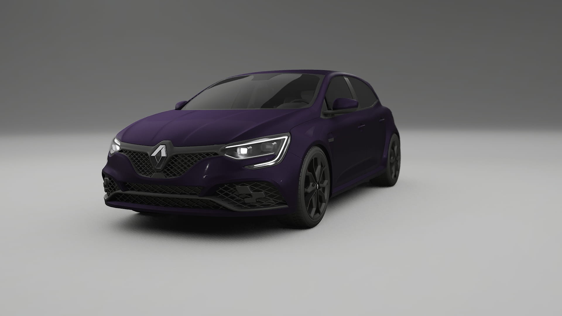 Renault Megane RS IV TPU Paint Protection Film | VIOLET Color Change PPF Full Pre-Cut Kit