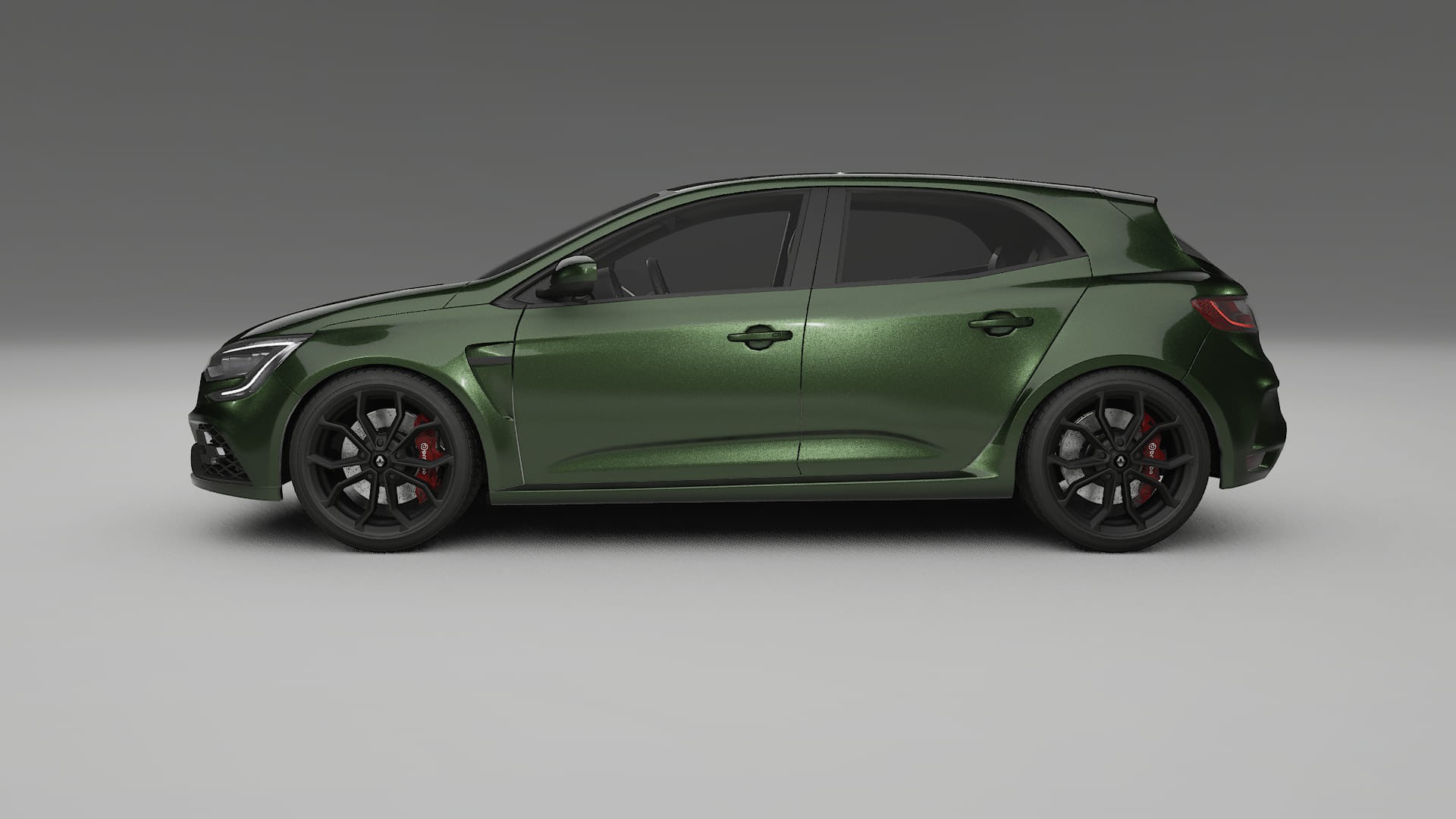 Renault Megane RS IV TPU Paint Protection Film | LAGOON Color Change PPF Full Pre-Cut Kit