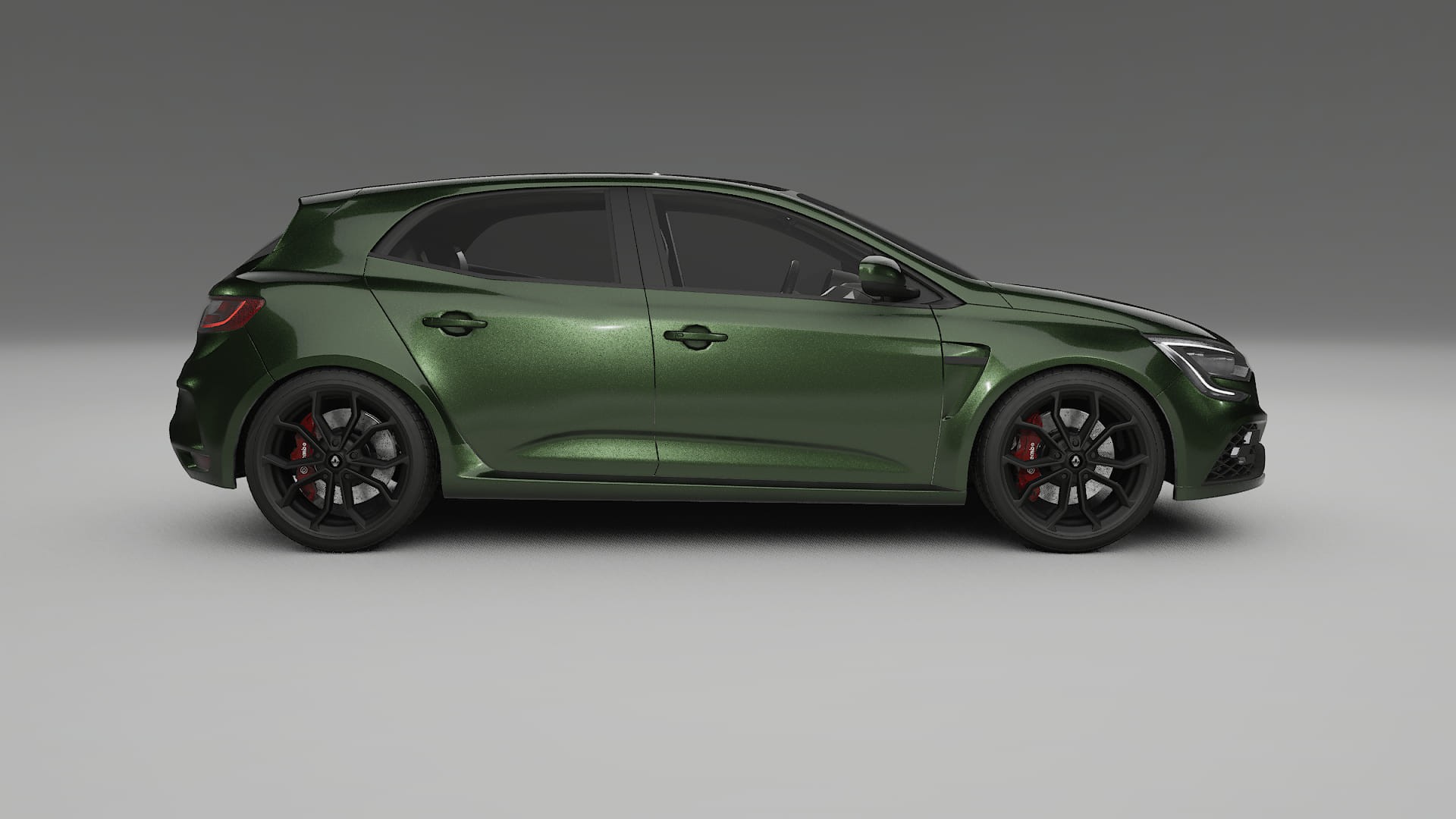 Renault Megane RS IV TPU Paint Protection Film | LAGOON Color Change PPF Full Pre-Cut Kit