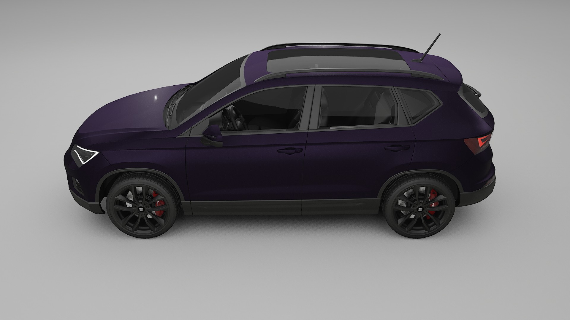 Seat Ateca KH7 TPU Paint Protection Film | VIOLET Color Change PPF Full Pre-Cut Kit