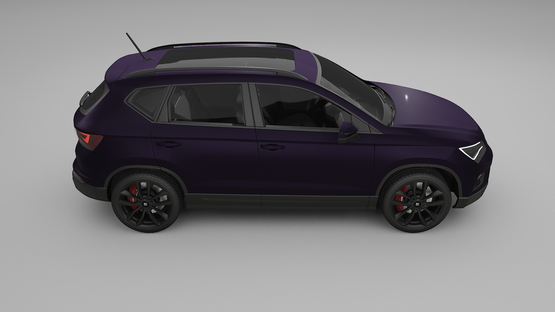 Seat Ateca KH7 TPU Paint Protection Film | VIOLET Color Change PPF Full Pre-Cut Kit