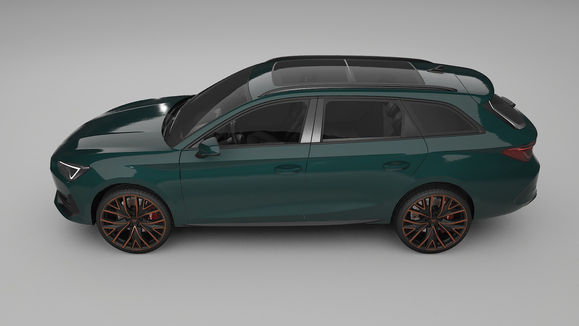 Seat Leon Cupra KL TPU Paint Protection Film | INFERNO Color Change PPF Full Pre-Cut Kit