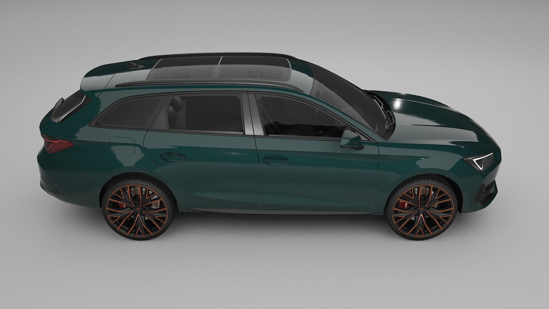 Seat Leon Cupra KL TPU Paint Protection Film | INFERNO Color Change PPF Full Pre-Cut Kit