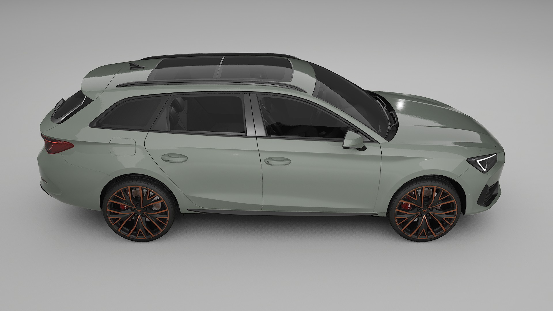 Seat Leon Cupra KL TPU Paint Protection Film | SLATE Color Change PPF Full Pre-Cut Kit