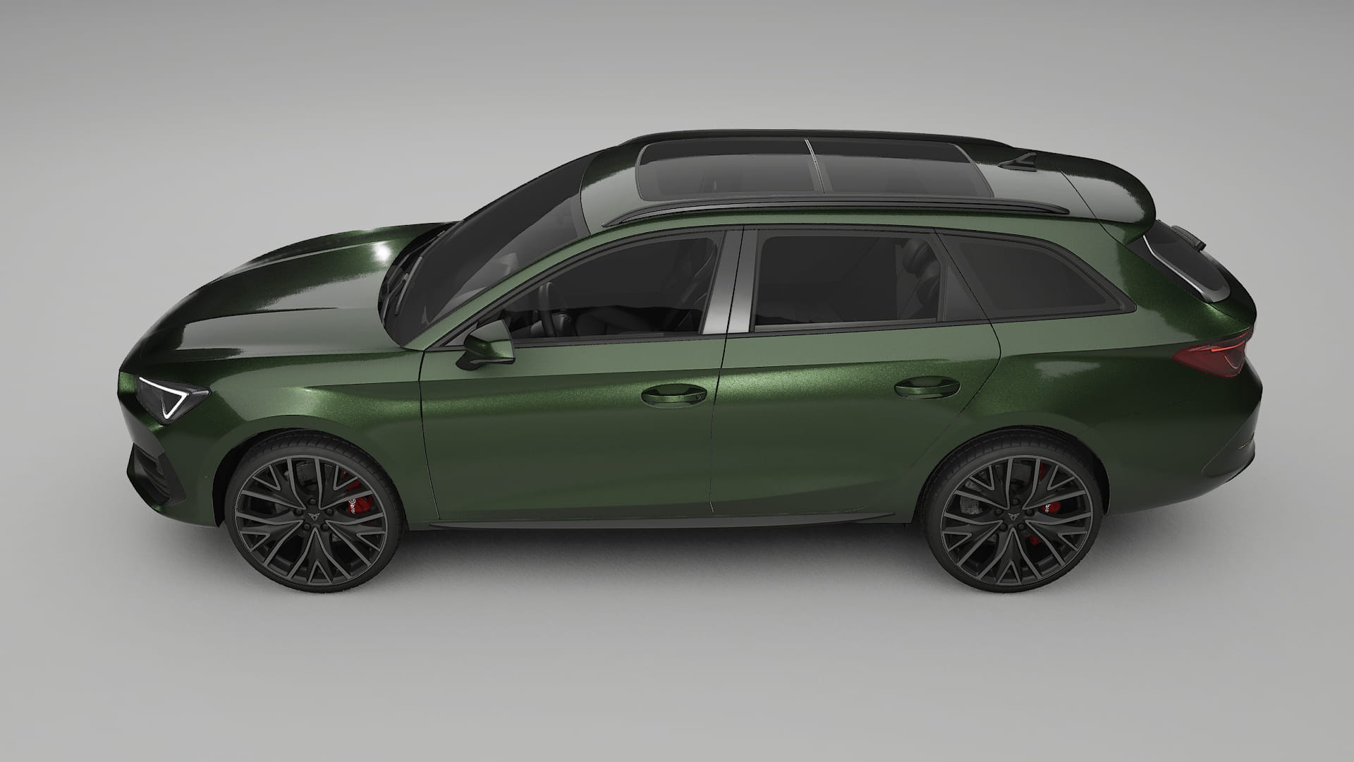 Seat Leon Cupra KL TPU Paint Protection Film | LAGOON Color Change PPF Full Pre-Cut Kit