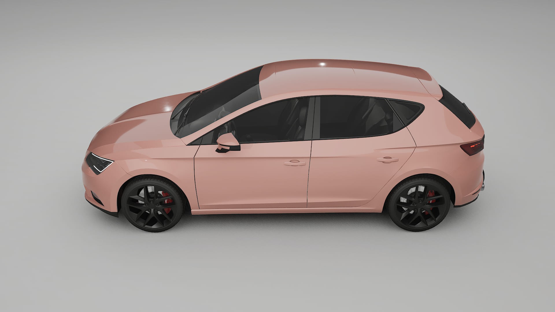 Seat Leon FR 5F TPU Paint Protection Film | BLUSH Color Change PPF Full Pre-Cut Kit