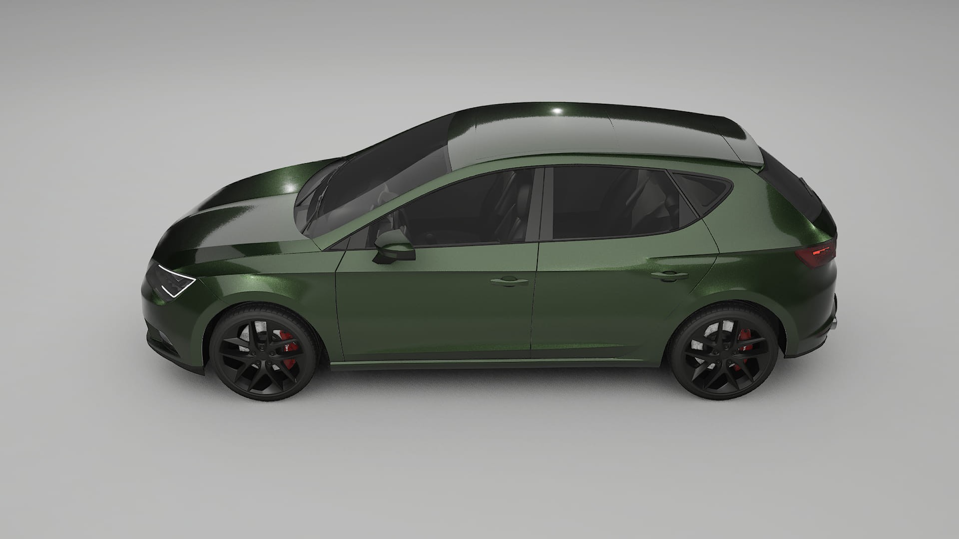 Seat Leon FR 5F TPU Paint Protection Film | LAGOON Color Change PPF Full Pre-Cut Kit